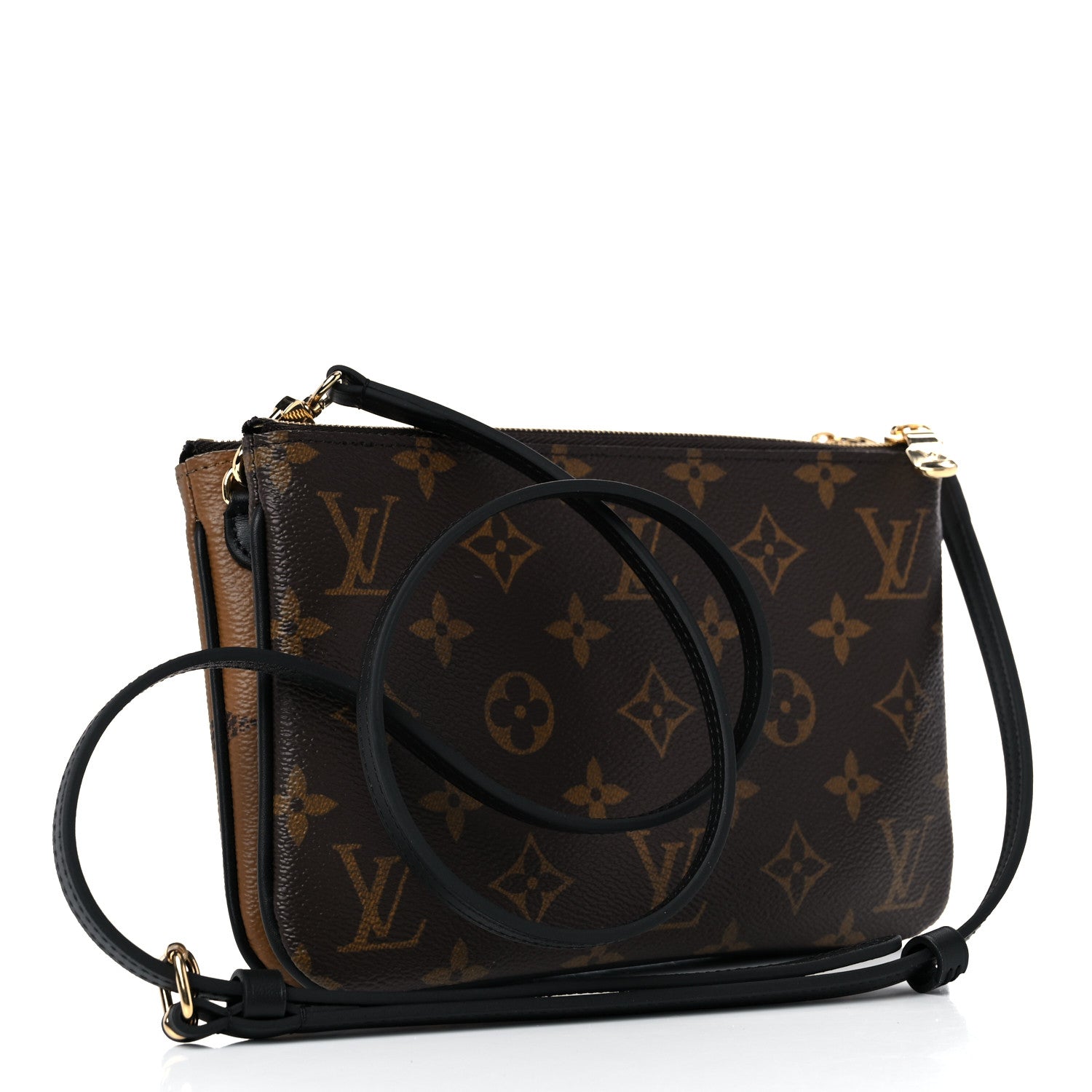 Louis Vuitton Reverse Monogram Giant Double Zip Pochette 2 of 9