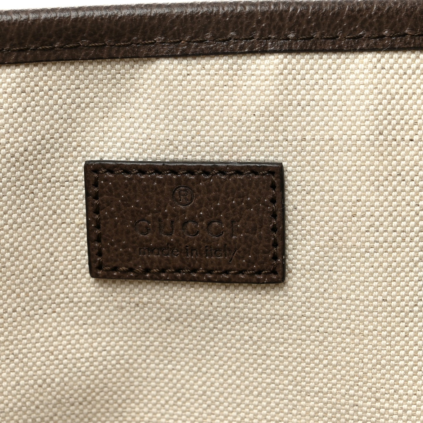 GG Supreme Monogram Textured Calfskin Small Ophidia Shoulder Tote Bag Beige Ebony New Acero