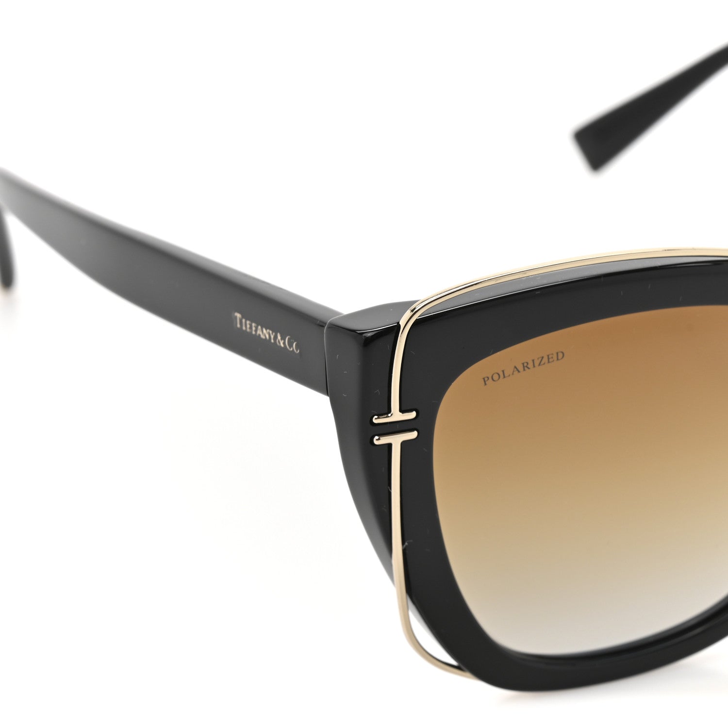 Tiffany Acetate Metal TF4148 Sunglasses Black Brown 14 of 18