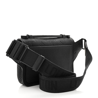 Louis Vuitton Taurillon Monogram S Lock Sling Bag Black 3 of 9