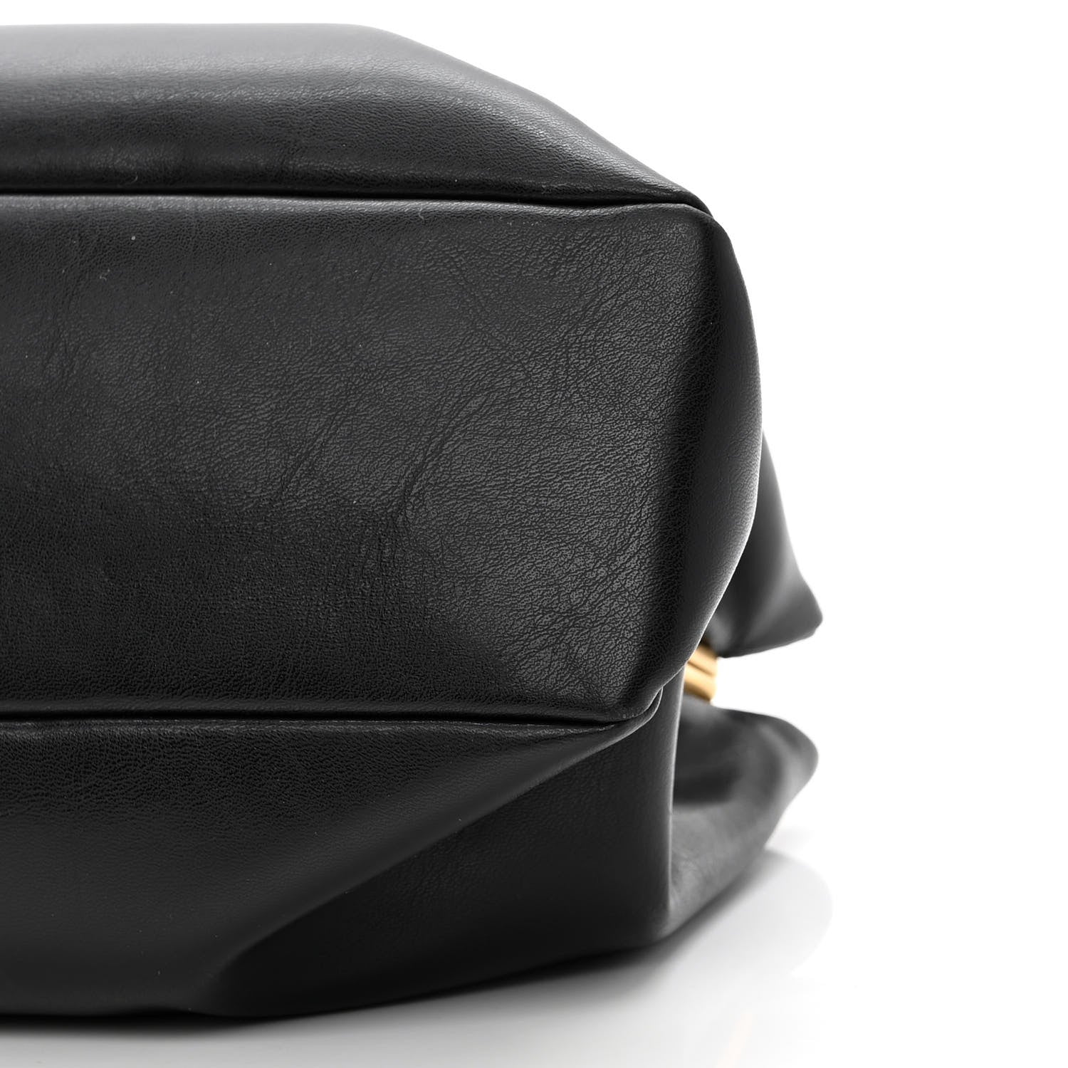 Celine Smooth Calfskin Eyelet Small Top Handle Bag Black 10 of 10