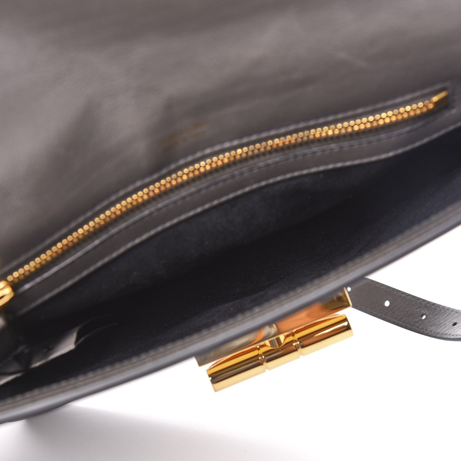 Tom Ford Calfskin Natalia Large Bag Graphite 5 of 9