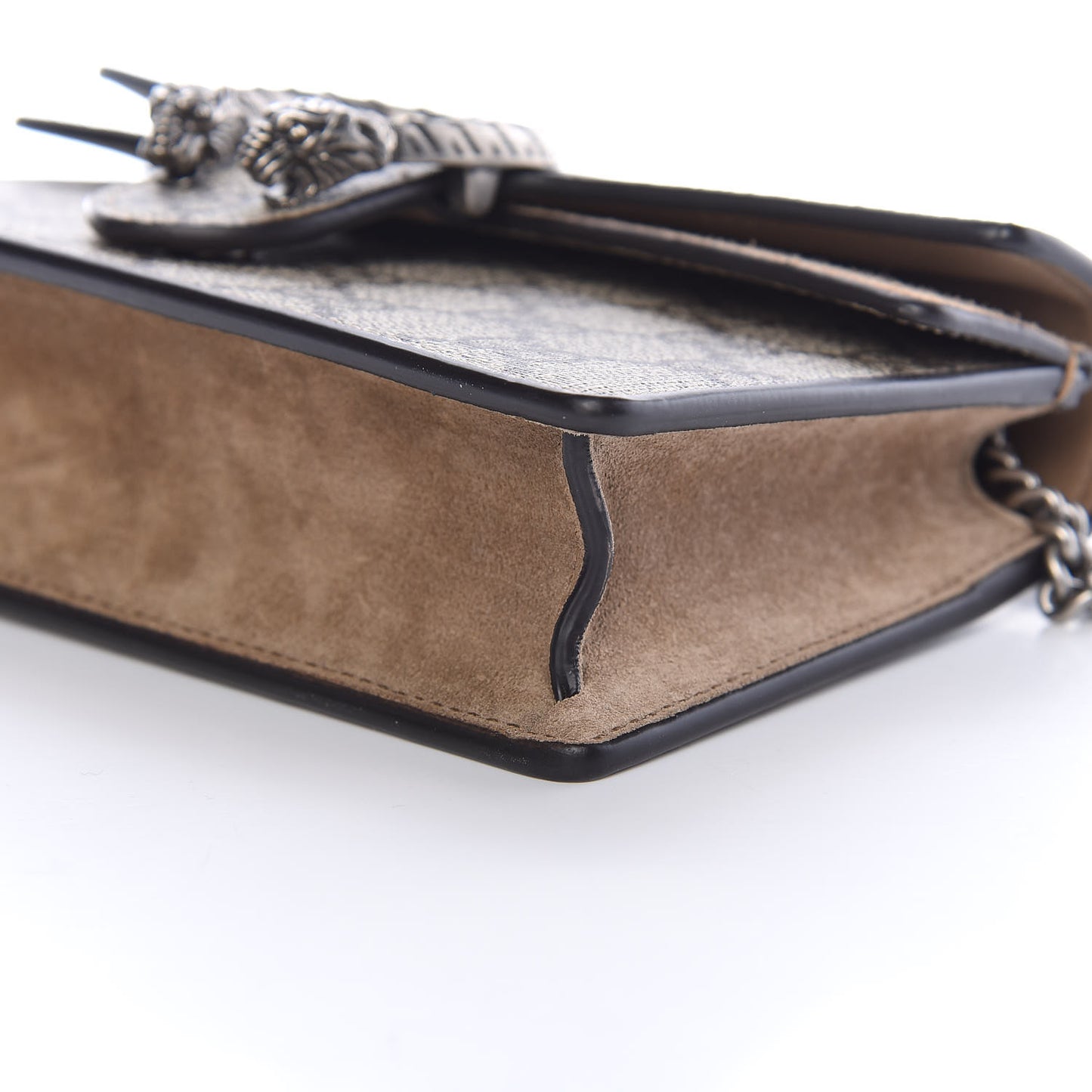 GG Supreme Monogram Super Mini Dionysus Shoulder Bag Taupe