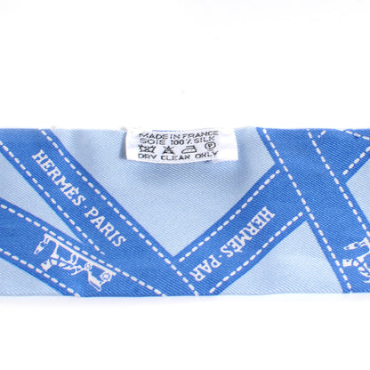 Hermes Silk Bolduc Twilly Bleu 4 of 5