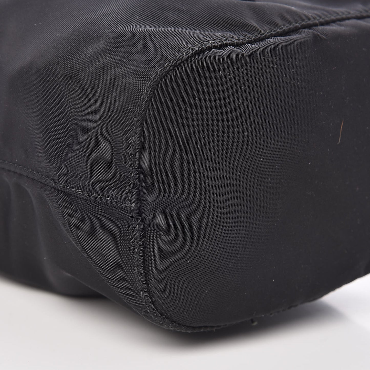 Nylon Vela Drawstring Pouch Black