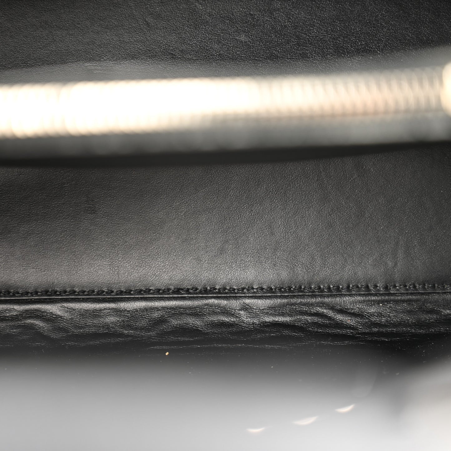 Grained Calfskin Small Sac De Jour Black