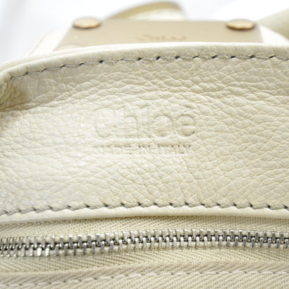 Chloe Leather Paddington Satchel Ivory 7 of 9