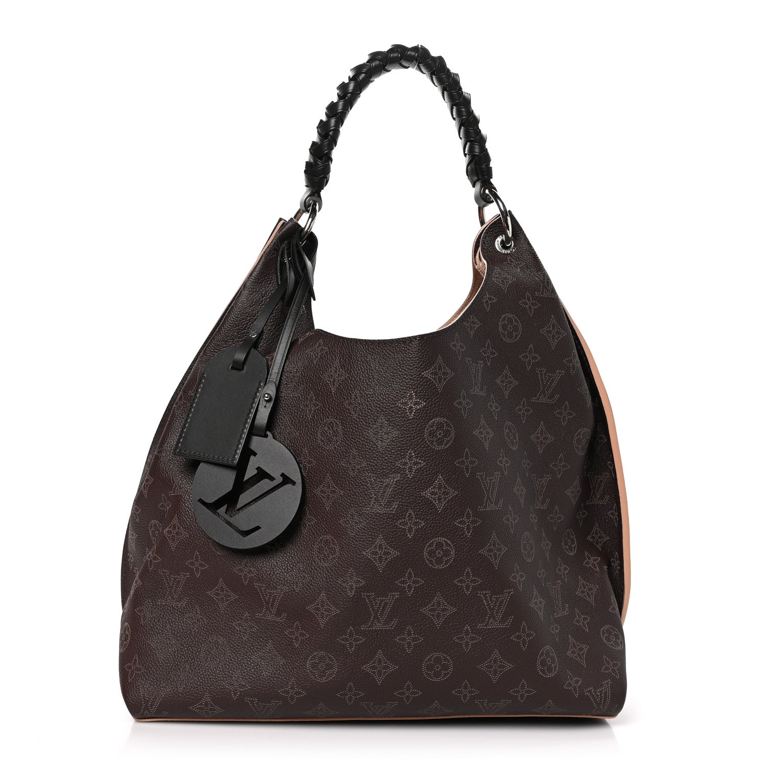 Louis Vuitton Mahina Carmel Hobo Chocolate 1 of 9