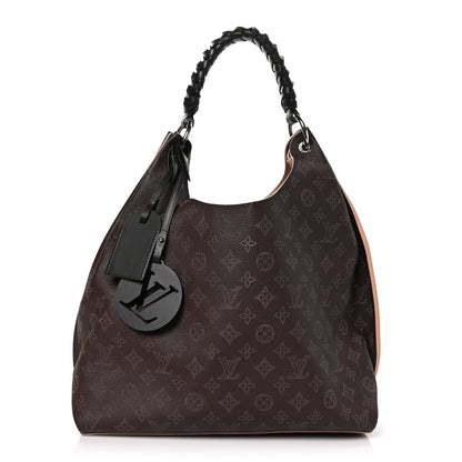 Louis Vuitton Mahina Carmel Hobo Chocolate 1 of 9
