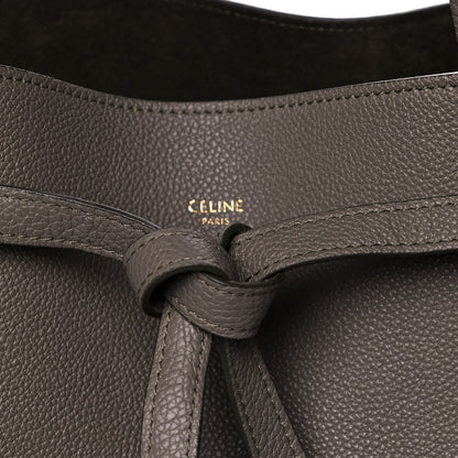Celine Soft Grained Calfskin Small Belt Cabas Phantom Taupe 8 of 13