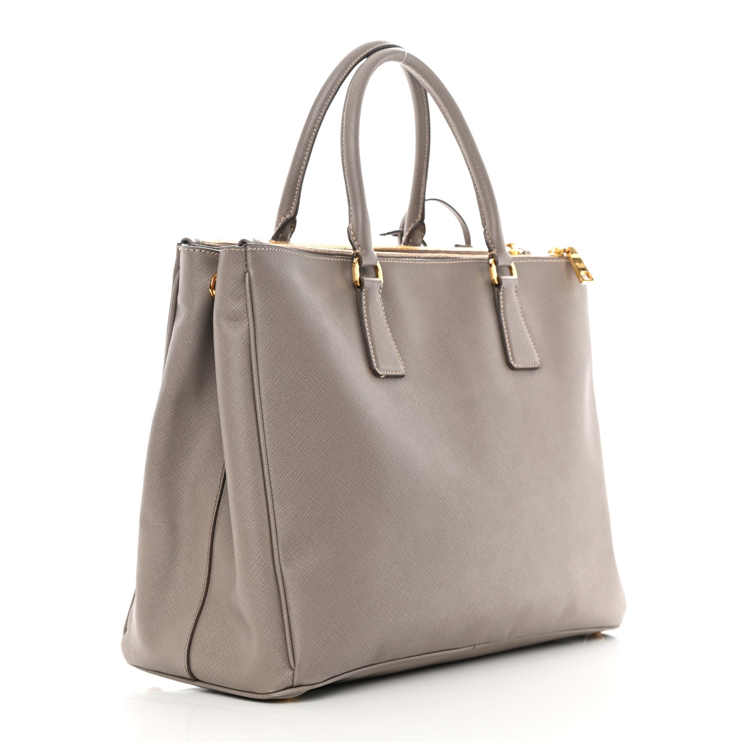 Prada Saffiano Large Galleria Double Zip Tote Argilla 3 of 25