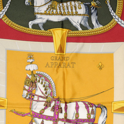 Hermes Silk Grand Apparat Scarf 90 3 of 4