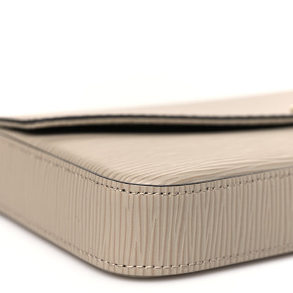 Louis Vuitton Epi Felicie Pochette Chain Wallet Galet 9 of 11