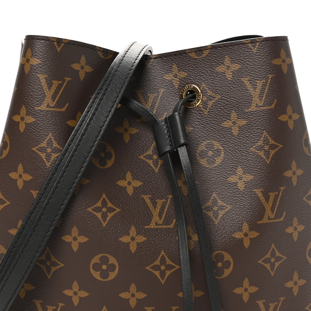Louis Vuitton Monogram Neonoe MM Black 7 of 9
