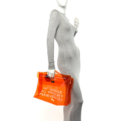 Hermes Vinyl Souvenir De L'Exposition Kelly Orange 2 of 9