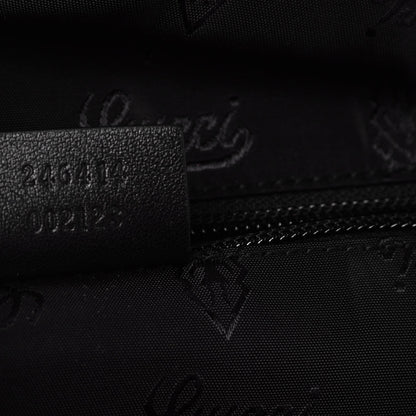 Gucci Guccissima Medium Classic Backpack Black 7 of 7