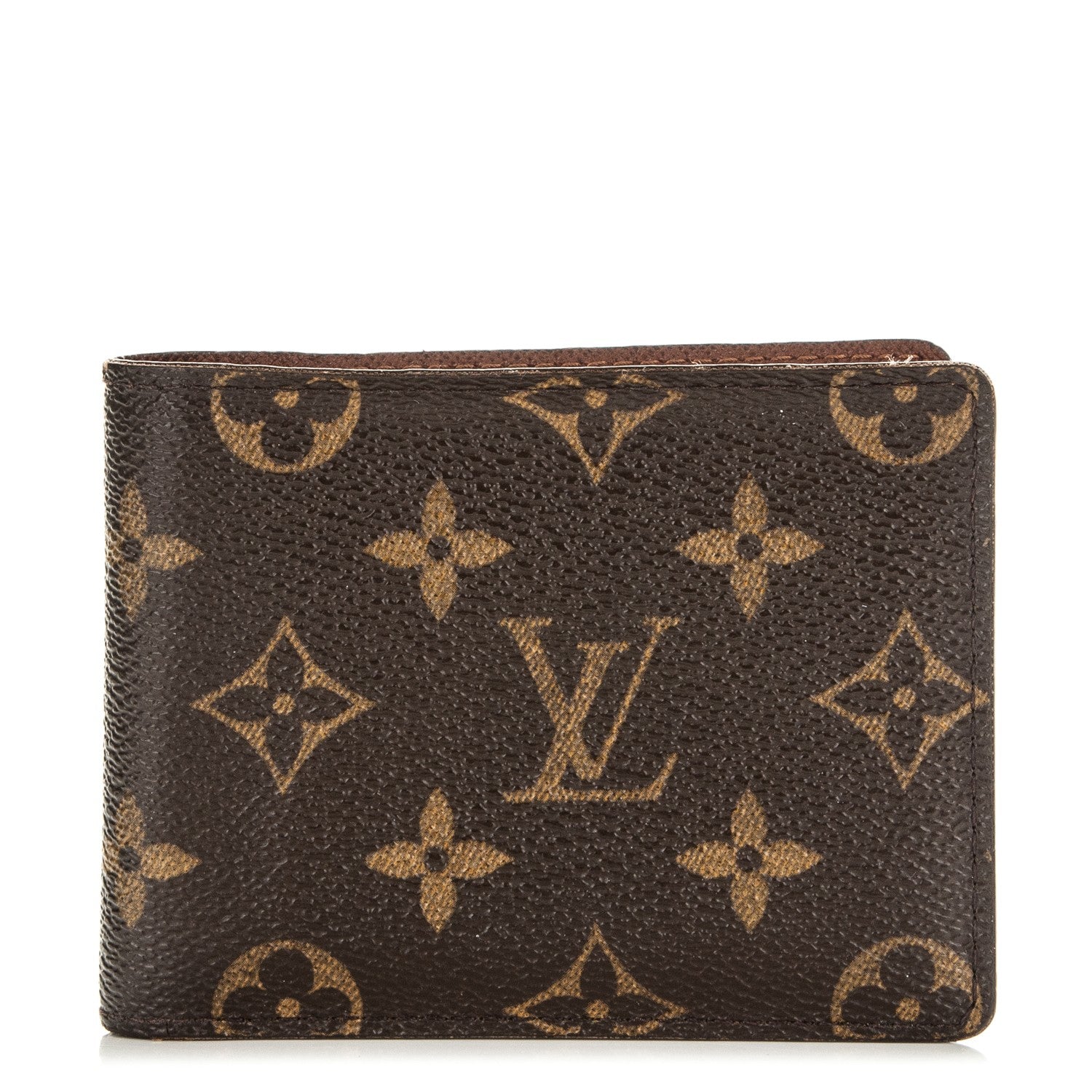Louis Vuitton Monogram Mens Porte-Billets 3 Card Billfold Wallet 1 of 6