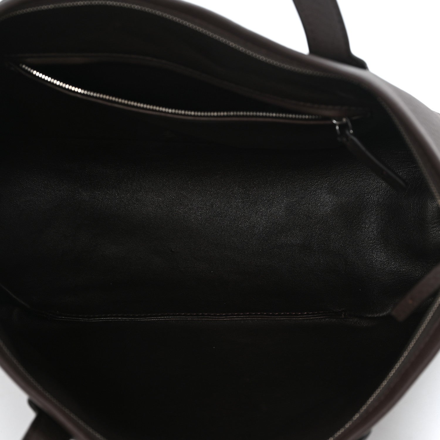 The Row Grained Calfskin Marcel Slouchy Top Handle Bag Deep Brown 5 of 10