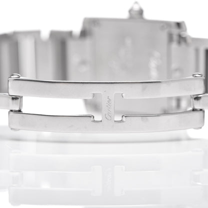 Cartier Stainless Steel 20mm Tank Francaise Quartz Watch 6 of 8
