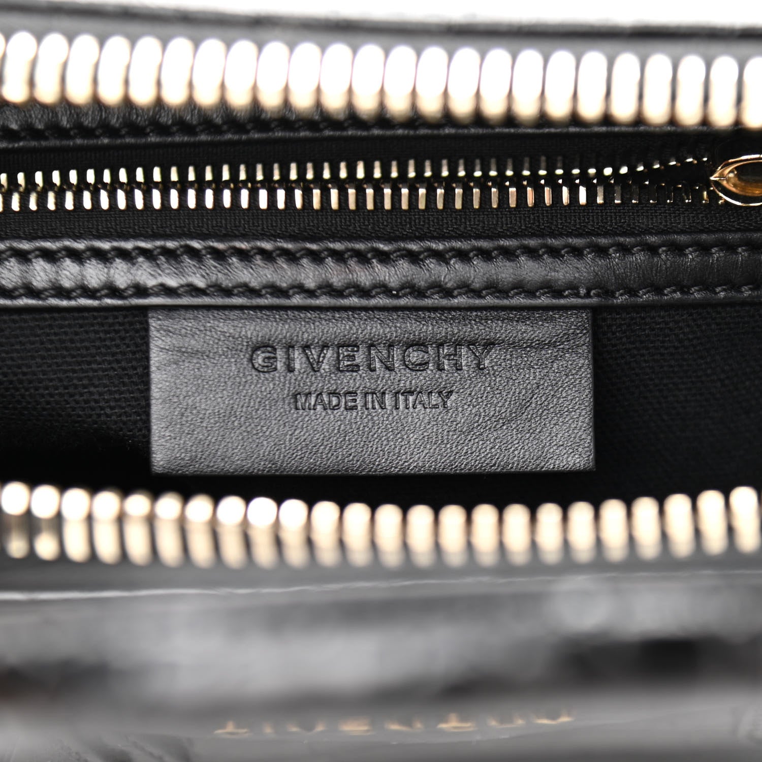 Givenchy Calfskin Crocodile Embossed Small Antigona Black 6 of 12