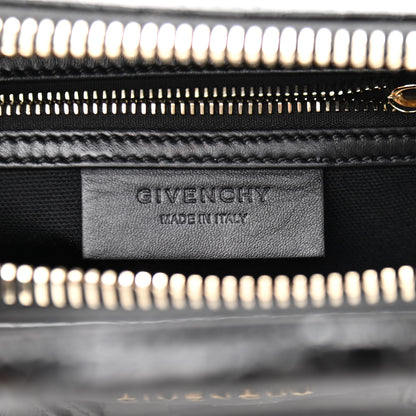 Givenchy Calfskin Crocodile Embossed Small Antigona Black 6 of 12