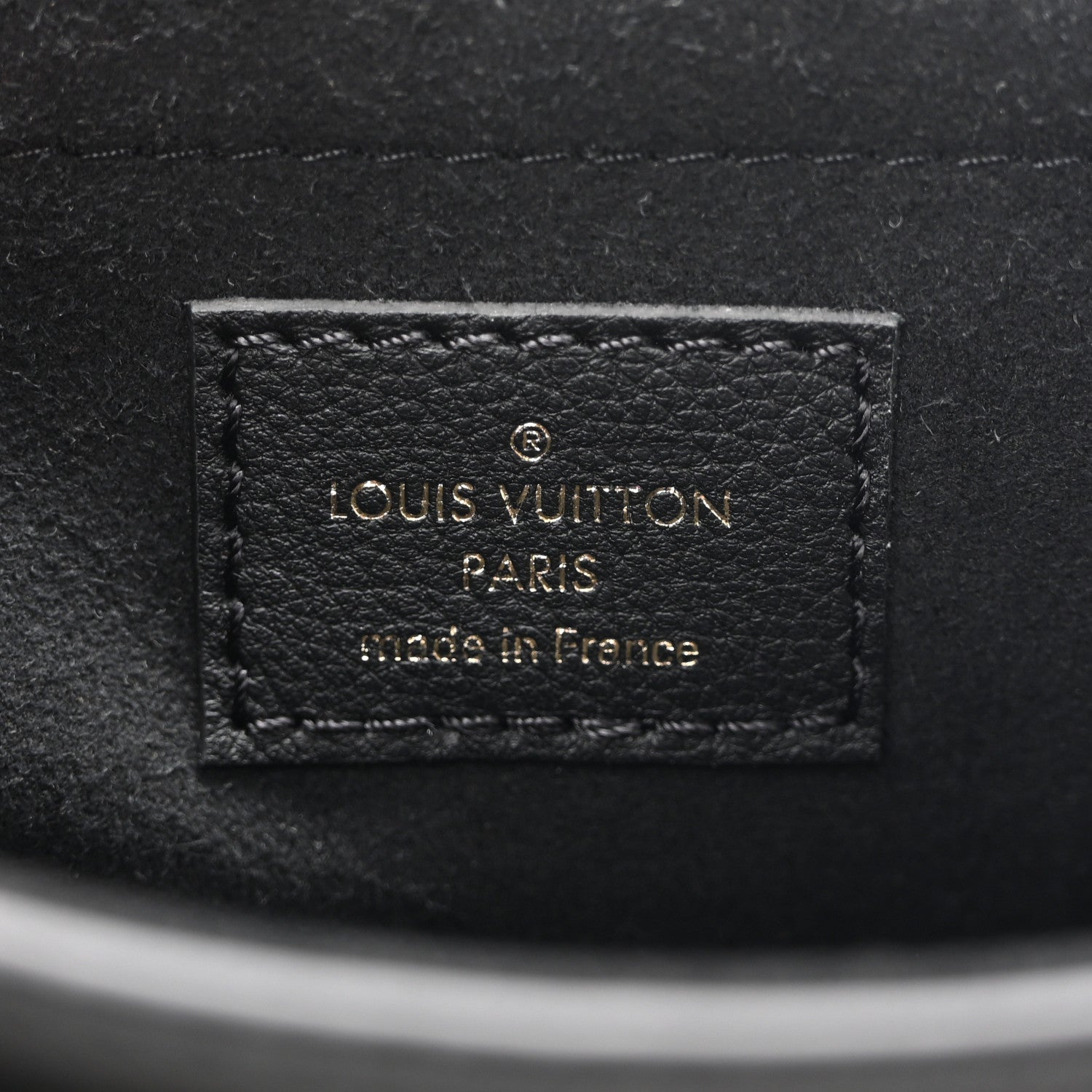 Louis Vuitton Grained Calfskin Lockme Tender Black 6 of 9