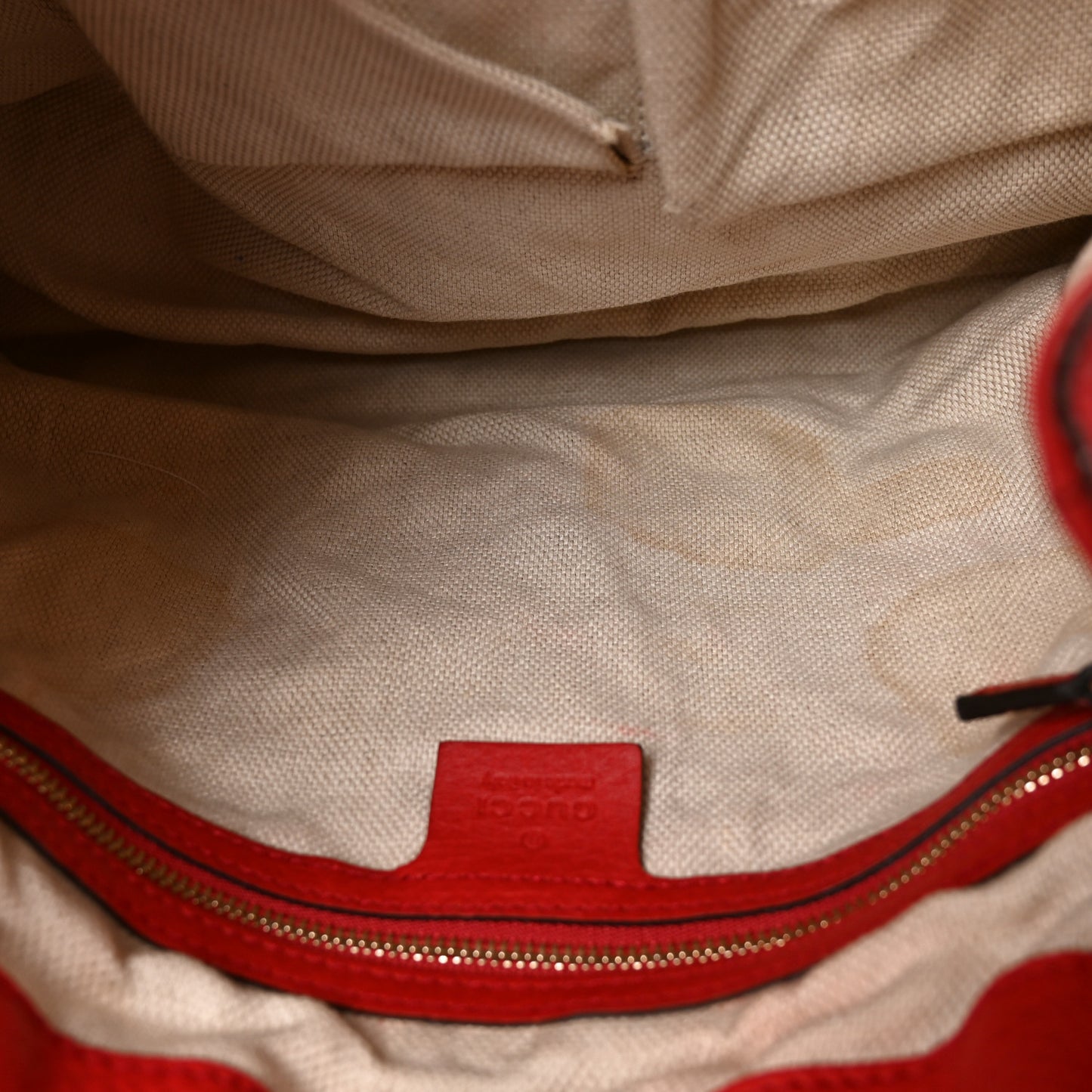 Pebbled Calfskin Medium Soho Chain Shoulder Bag Tabasco Red