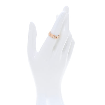Hermes 18K Rose Gold Diamond PM H D'Ancre Ring 53 6.5 2 of 5