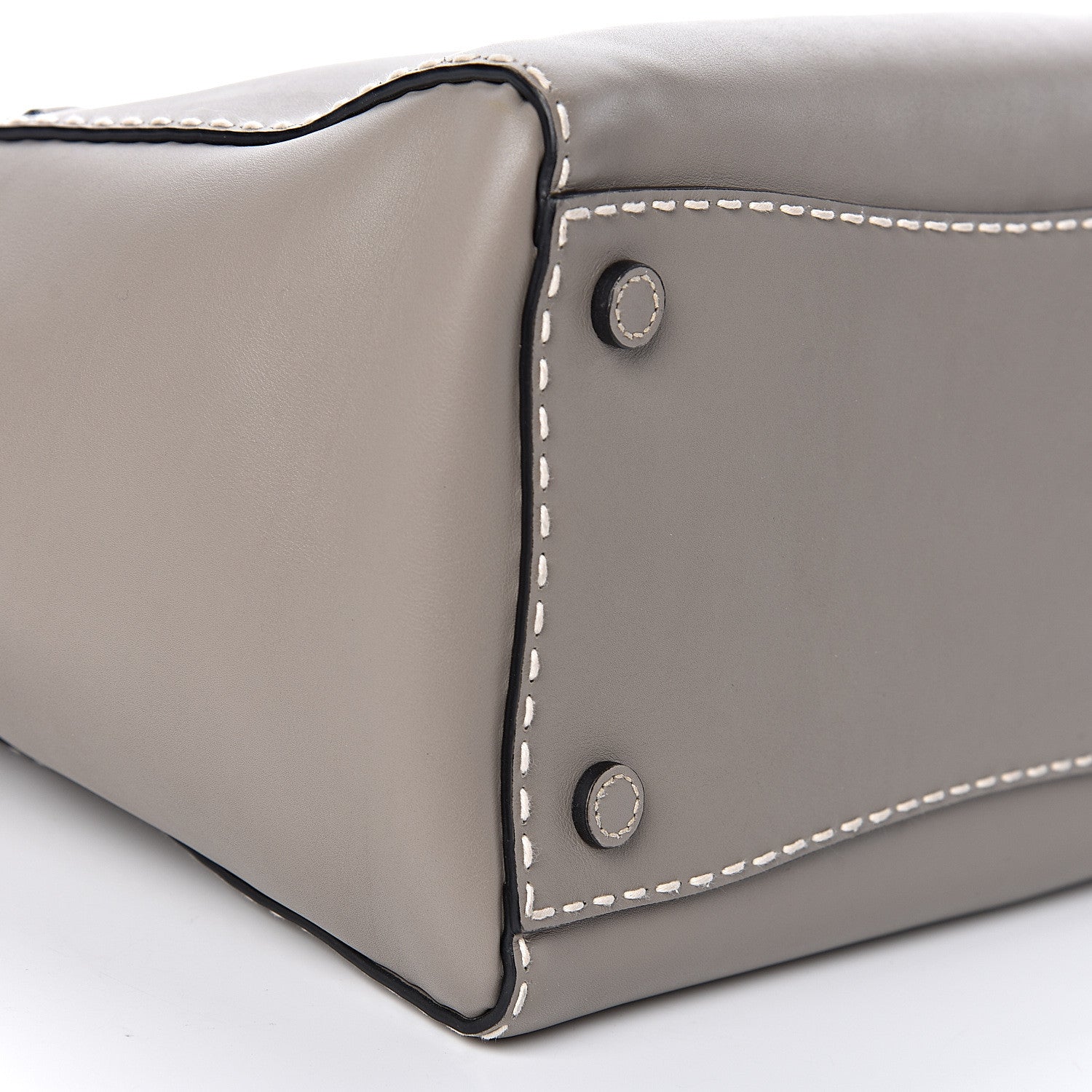 Prada City Calf Small Hand Stitched Galleria Double Zip Tote Calce 9 of 14