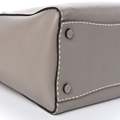 Prada City Calf Small Hand Stitched Galleria Double Zip Tote Calce 9 of 14