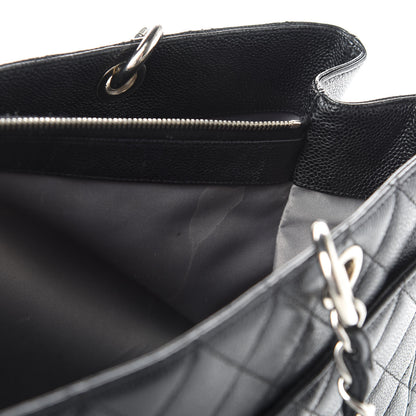 Chanel Caviar Quilted XL Grand Shopping Tote GST Black 15 of 21