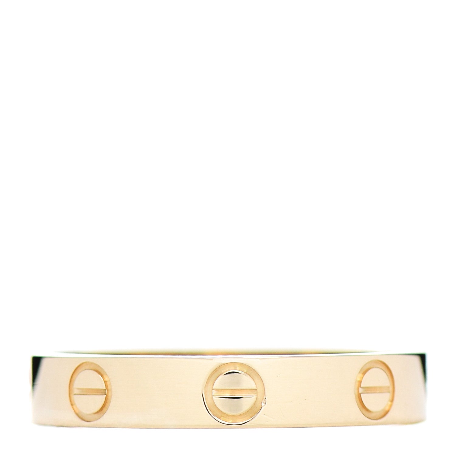 Cartier 18K Yellow Gold 3.5mm LOVE Wedding Band Ring 56 7.5 1 of 5
