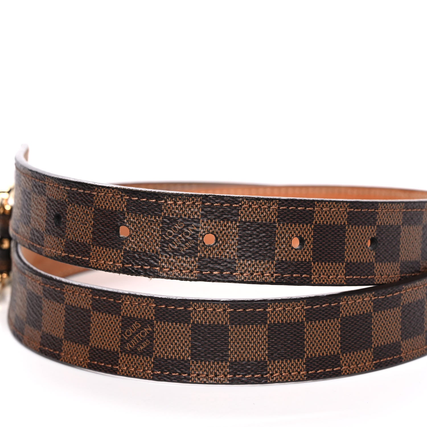 Louis Vuitton Damier Ebene Mini 25mm Belt 80 32 7 of 10