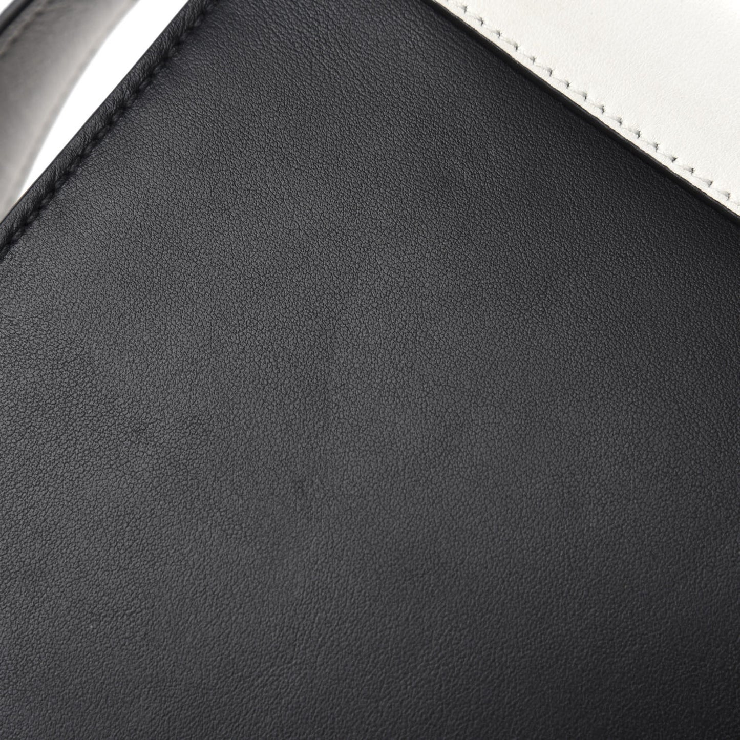 City Calf Pionniere Saddle Bag Black White
