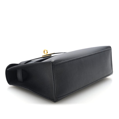 Hermes Swift Kelly Pochette Clutch Black 4 of 11