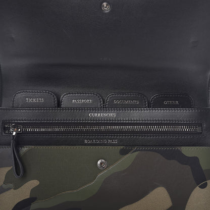 Valentino Garavani Nappa Canvas Camouflage Travel Wallet Multicolor 6 of 10