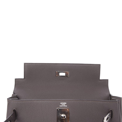 Hermes Togo Kelly Retourne 28 Etain 19 of 35