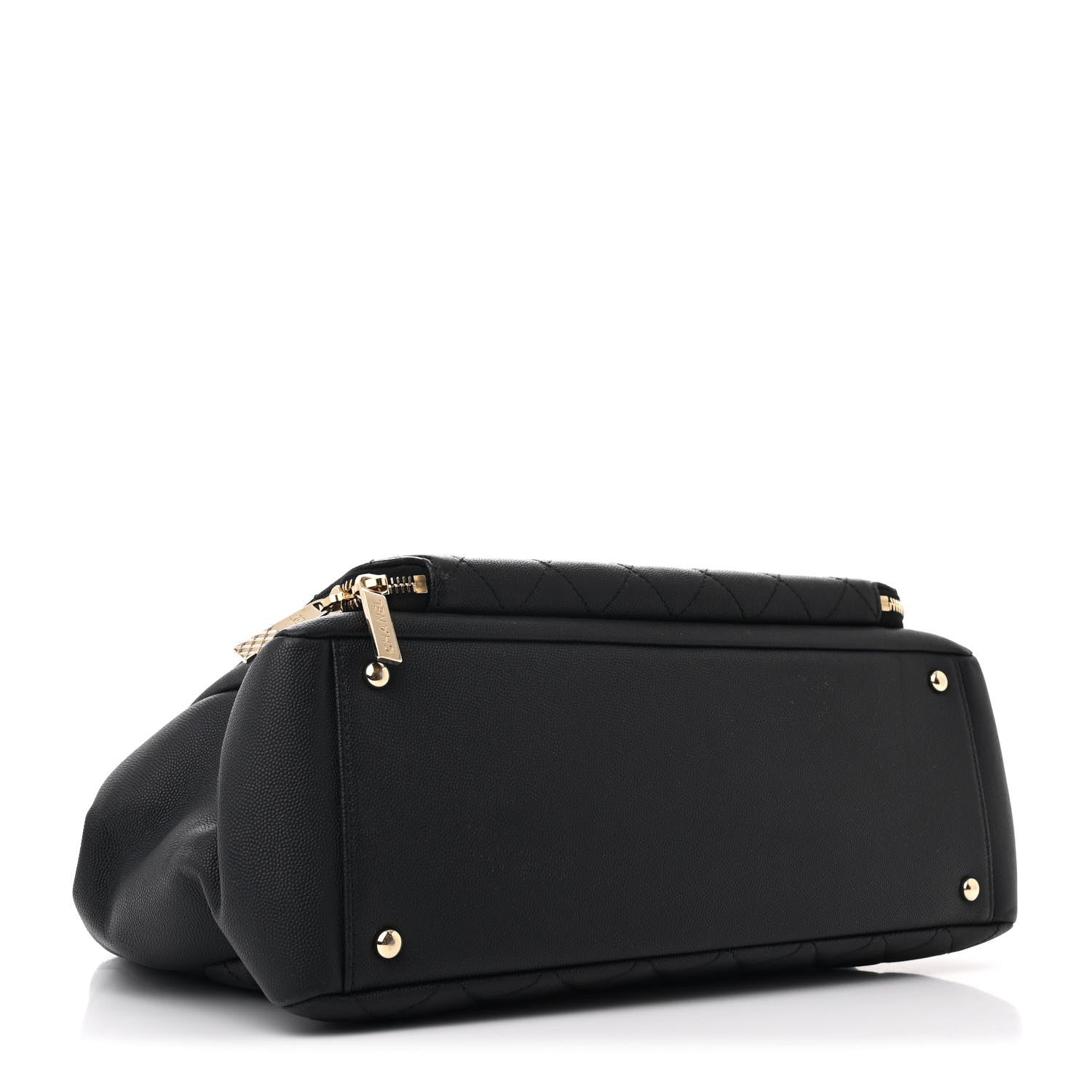 Chanel Caviar Quilted Large Business Affinity Shopping Bag Black 4 of 12