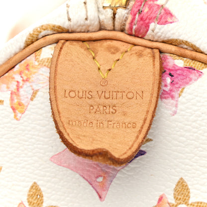 Louis Vuitton Watercolor Aquarelle Speedy 30 White 6 of 16