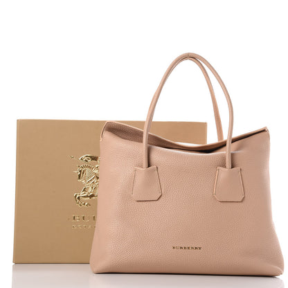 Burberry London Grainy Calfskin Medium Baynard Tote Light Nude 11 of 11