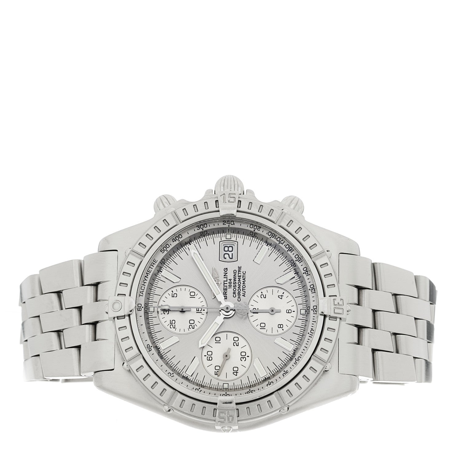 Breitling Stainless Steel 43mm Windrider Crosswind Racing Automatic Watch A13355 2 of 4