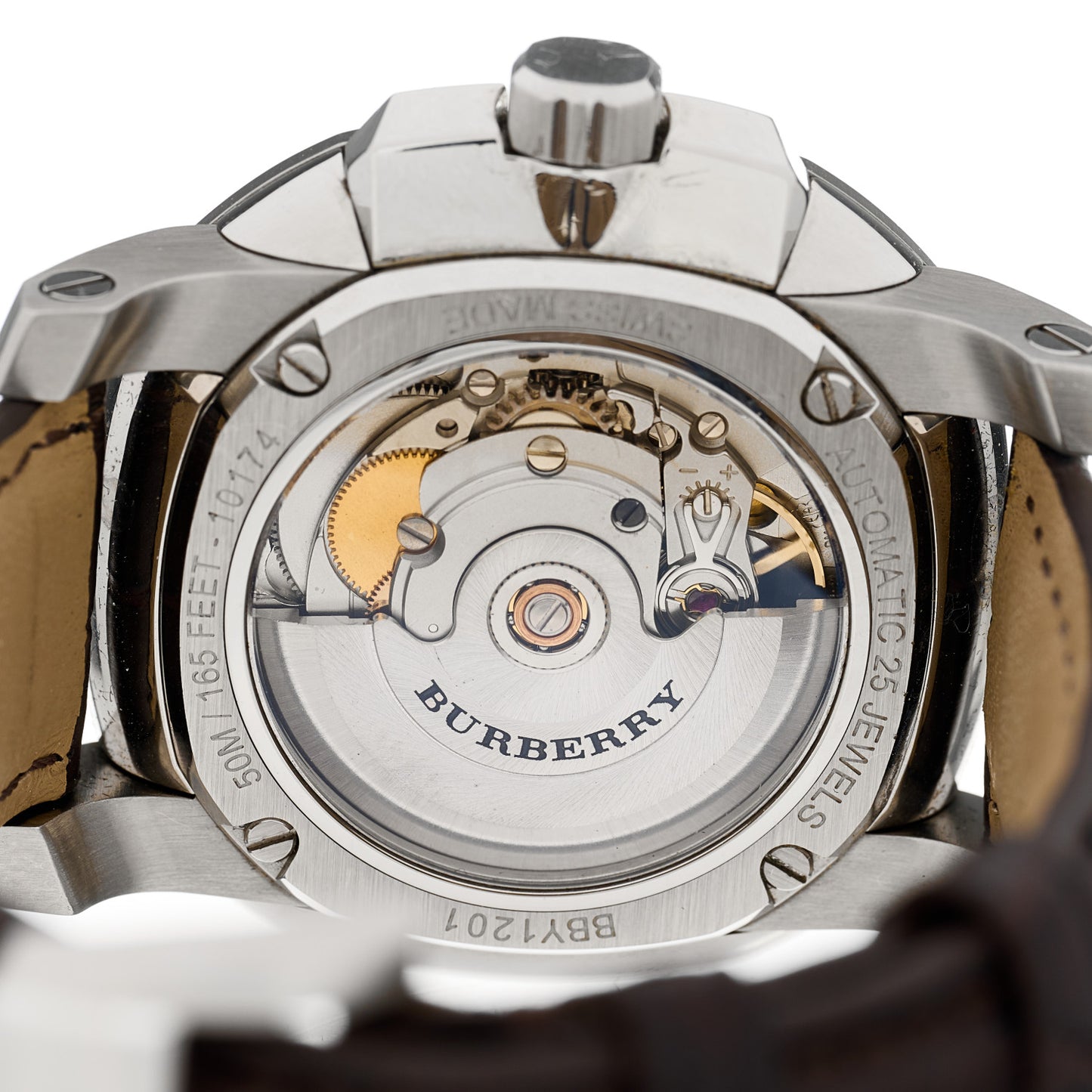 Stainless Steel Alligator 43mm The Britain Automatic Watch Ivory BBY1201