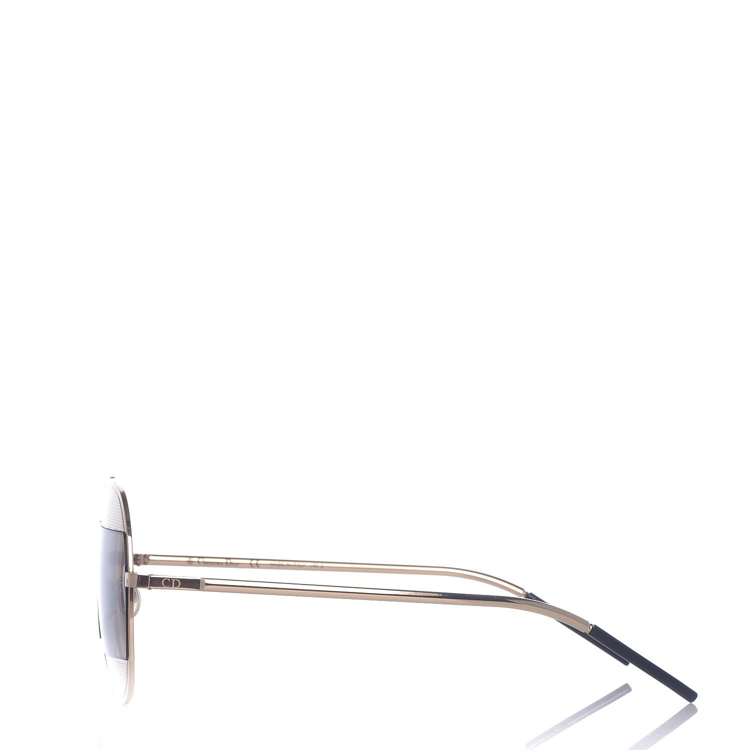 Christian Dior Split 1 Aviator Sunglasses Gold 3 of 7