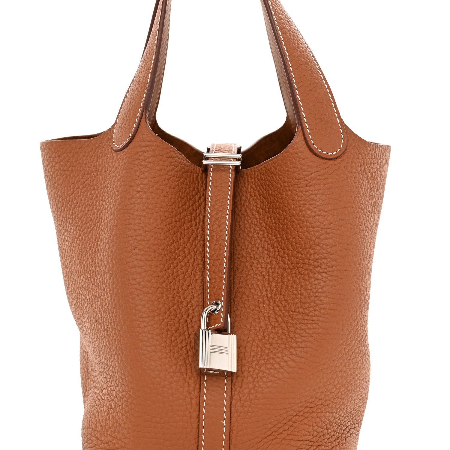 Hermes Taurillon Clemence Picotin Lock 18 PM Gold 8 of 10