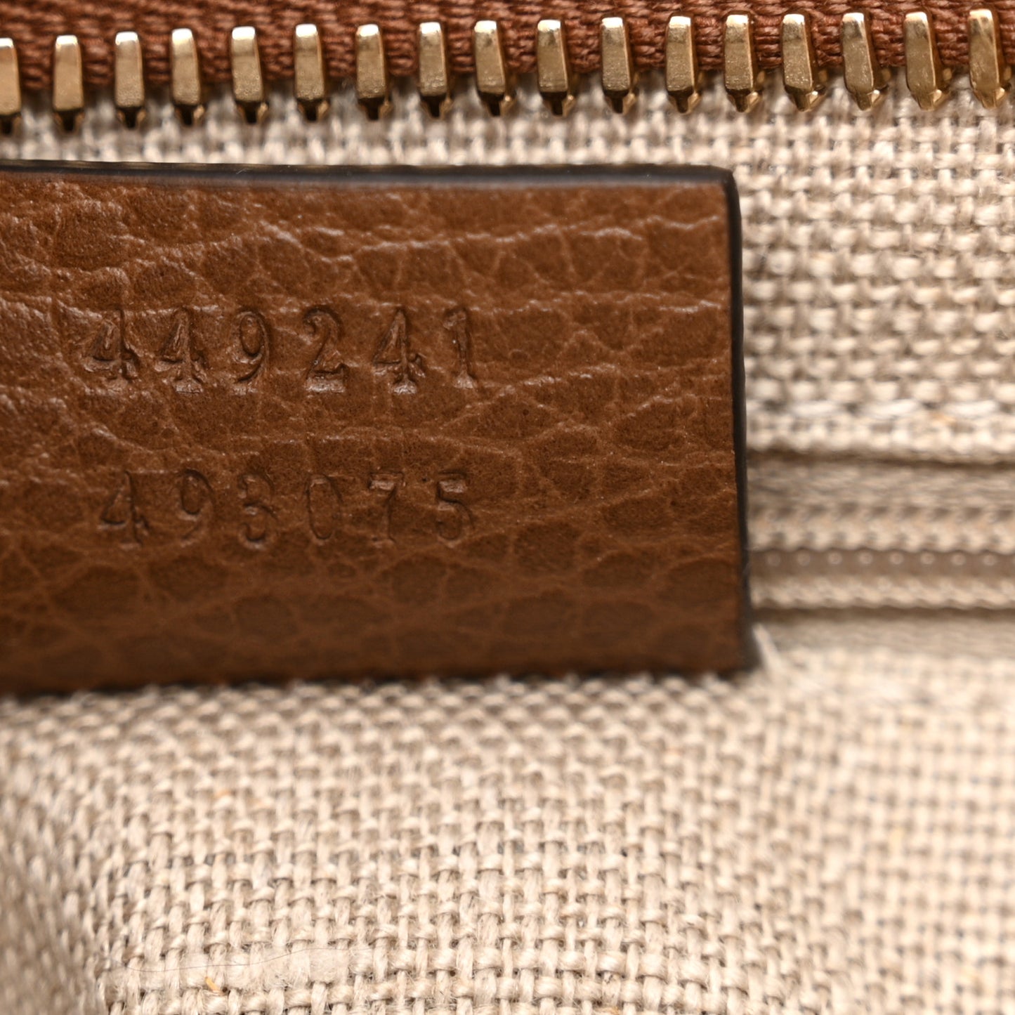Monogram Small Bree Tote Beige Tabacco