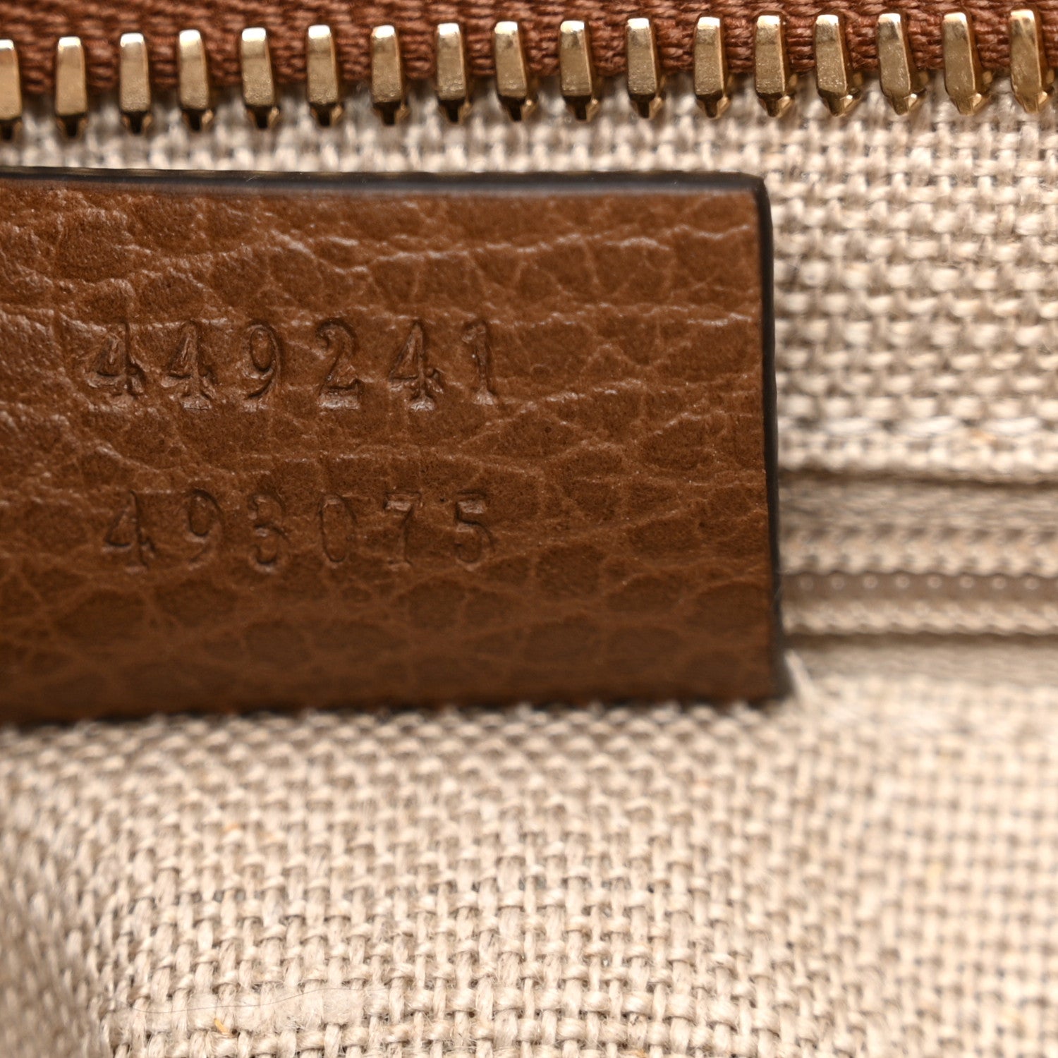 Gucci Monogram Small Bree Tote Beige Tabacco 7 of 10