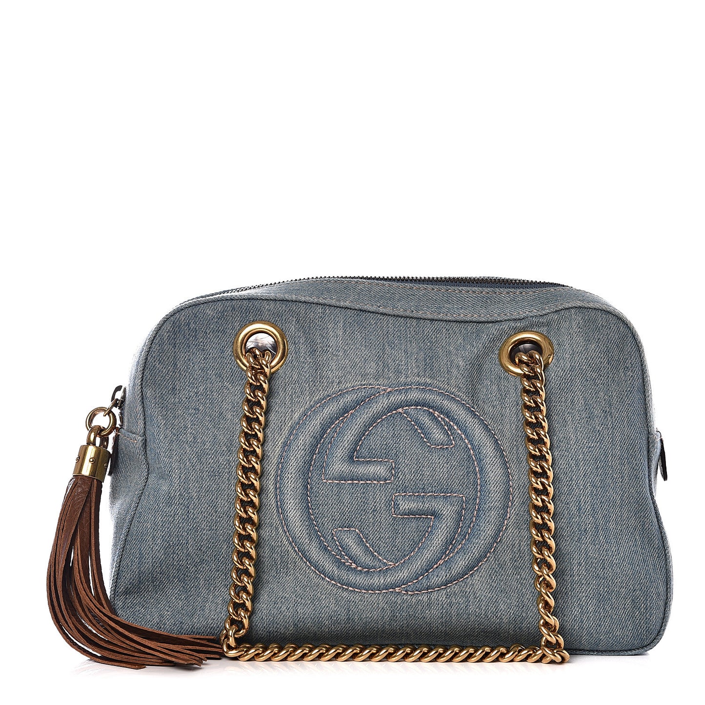 Denim Small Soho Bowler Blue
