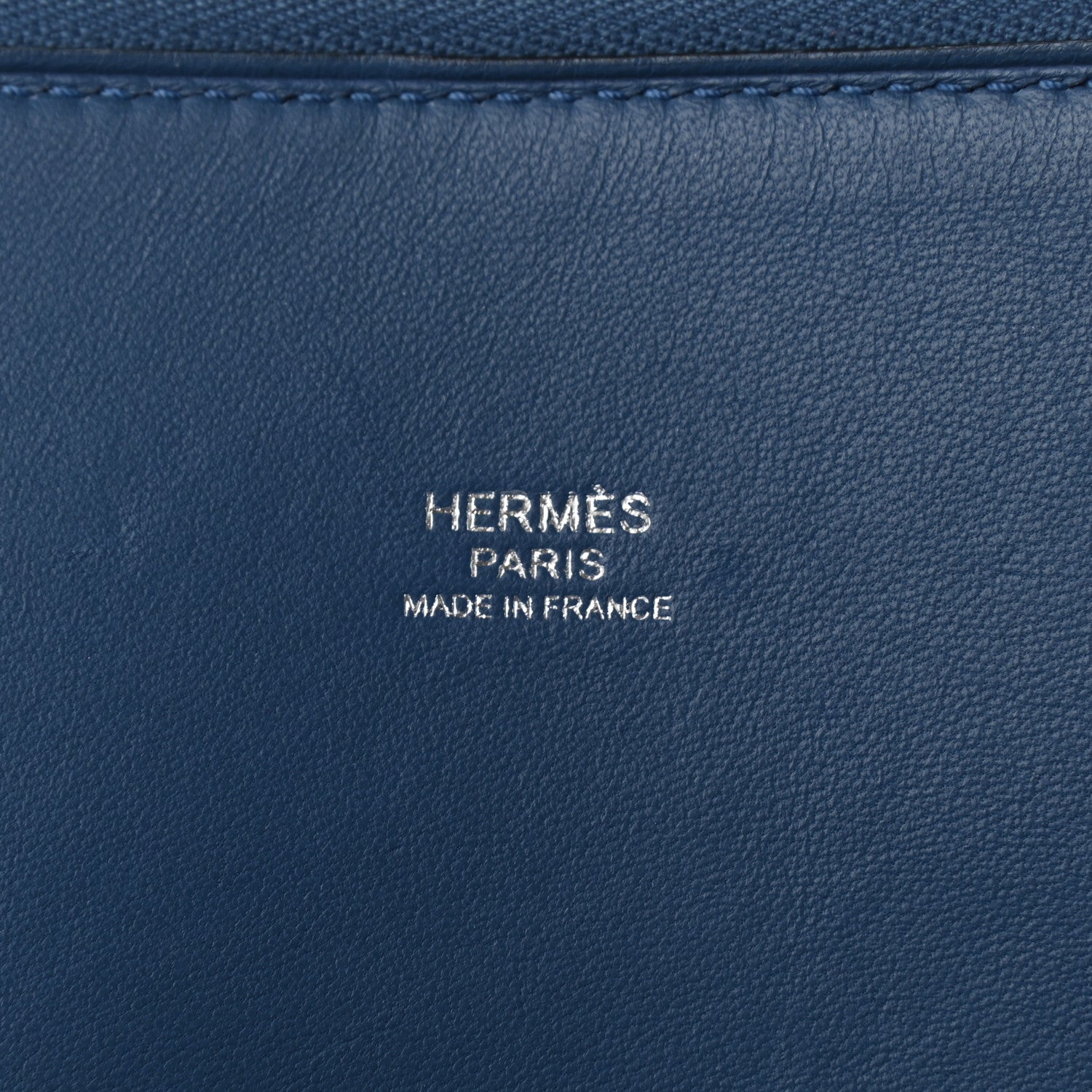 Hermes Taurillon Clemence Bolide 31 Bleu Agate 6 of 10