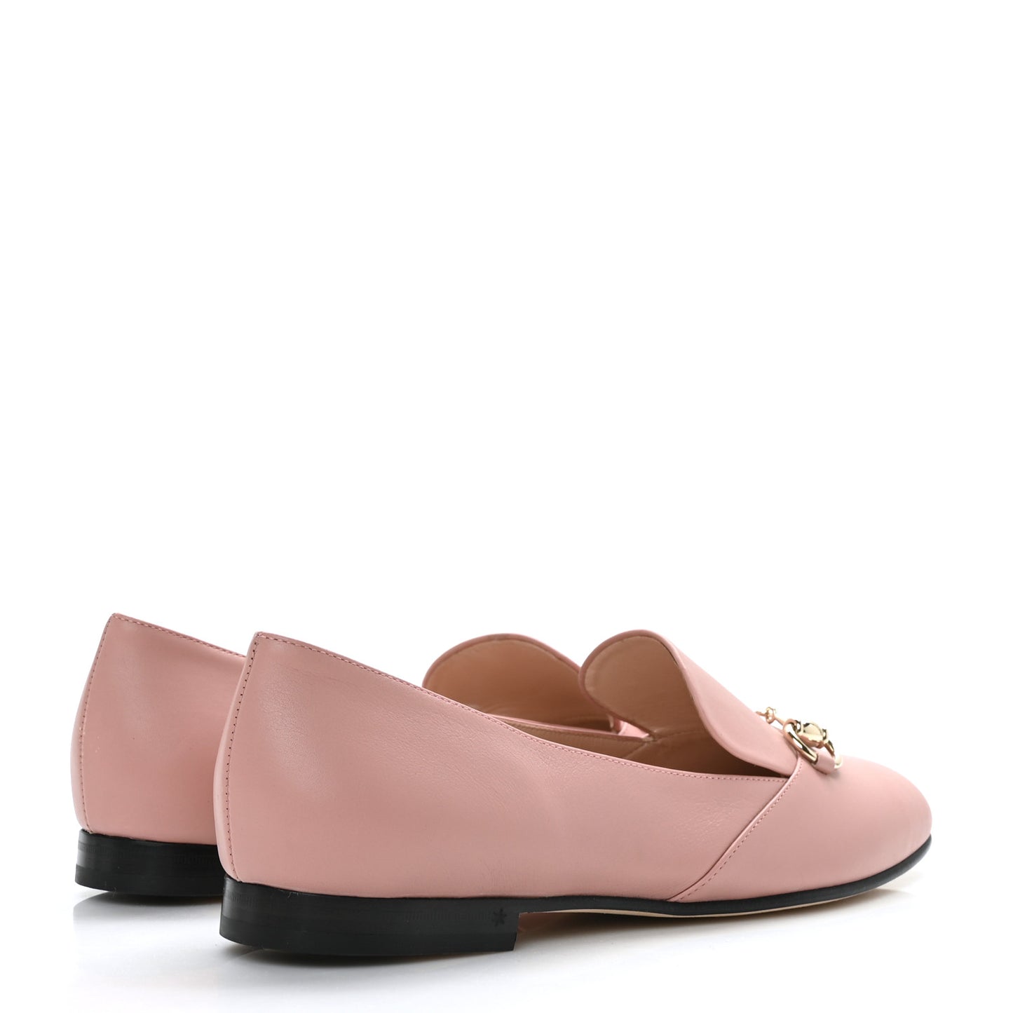 Calfskin Horsebit Loafers 40 Soft Pink