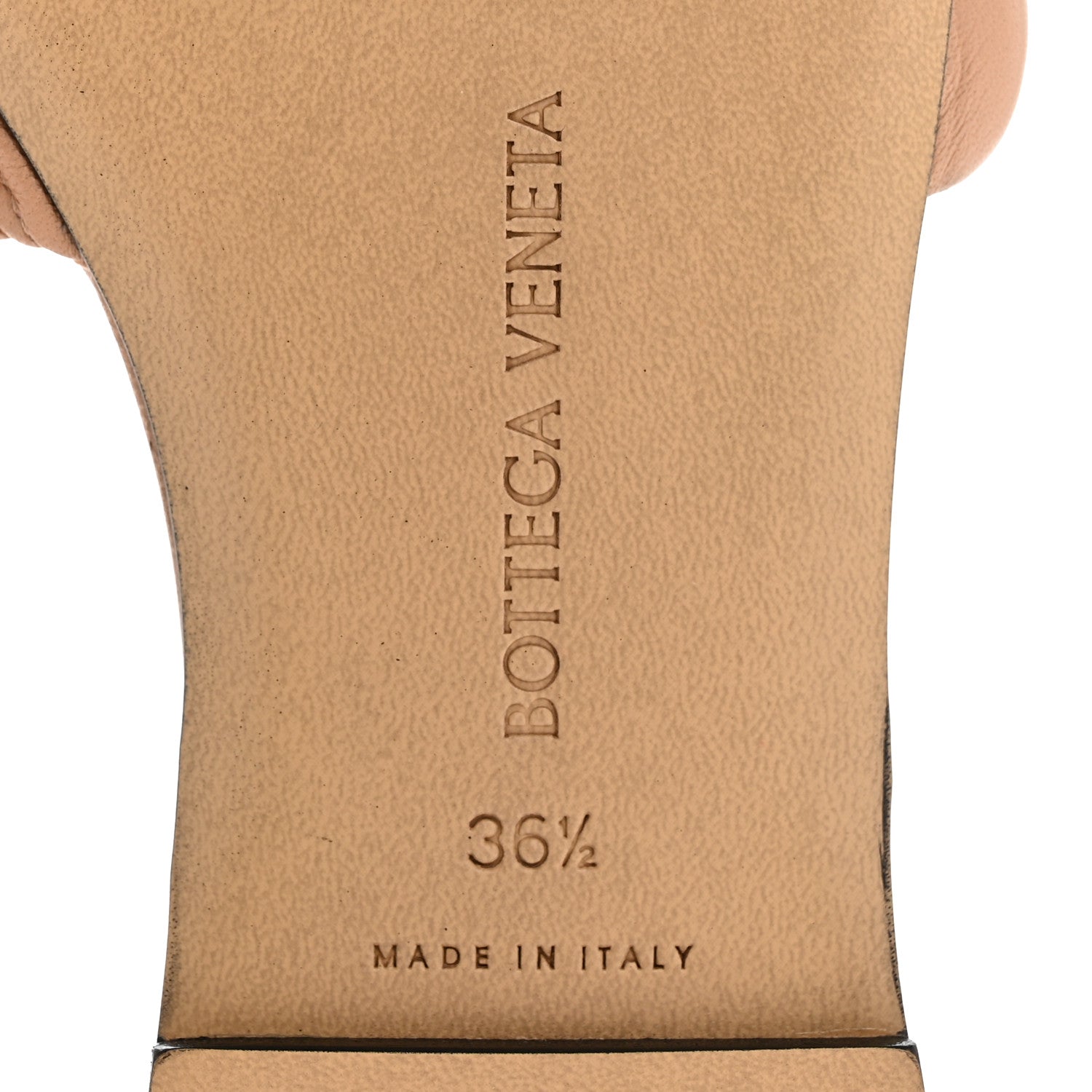 Bottega Veneta Nappa Matelasse Padded Flat Sandals 36.5 Tan 7 of 9